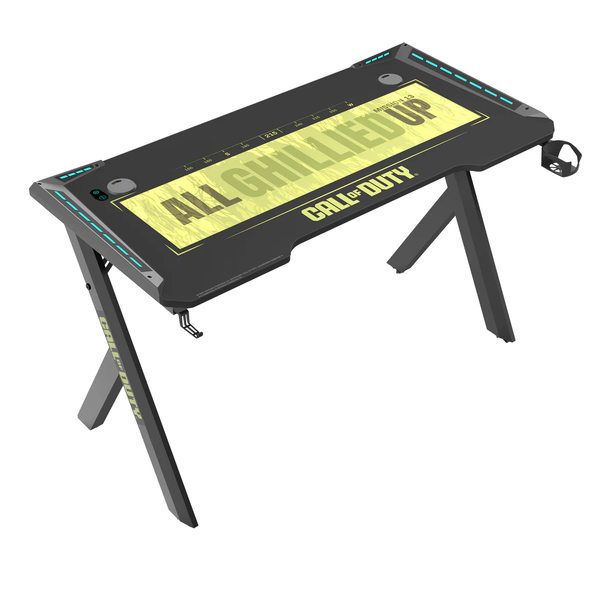 Gameon Call Of Duty (COD) Hawksbill Series RGB Flowing Light Gaming Desk Gameon Call Of Duty (COD) Hawksbill Series RGB Flowing Light Gaming Desk